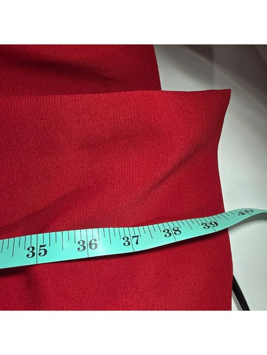 Sleeveless Dress Red Size 10 career office lined white house black market - Picture 10 of 12